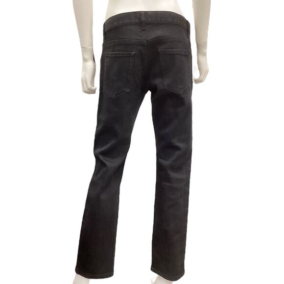Prada Tapered Fit Denim Jeans Women’s Size 33 in Washed Out Black - Picture 3 of 5